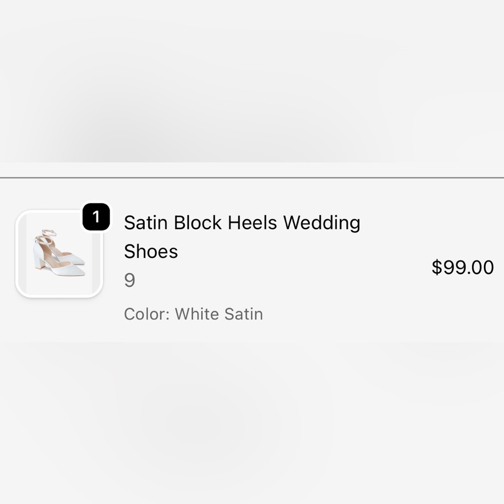 Bridal White Satin Ankle Strap Heels - Picture 2 of 13